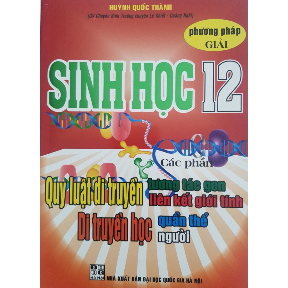 Sách - Combo Phương pháp giải Sinh Học 12 (Quy luật di truyền, di truyền học - Cơ chế di truyền, biến dị chuyền)