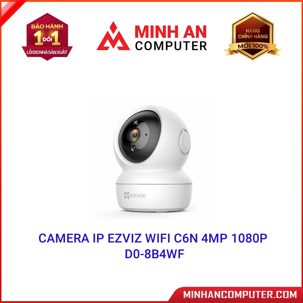 Camera IP EZVIZ Wifi C6N 4MP 1080P D0-8B4WF - Hàng chính hãng