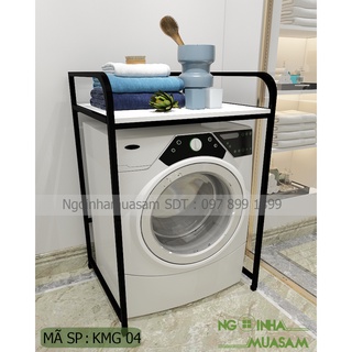 Kệ máy giặt khung sắt KMG04 112x59x69 cm