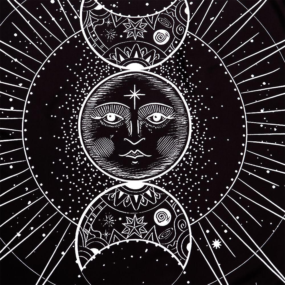 KUNHEV Thảm Treo Tường Họa Tiết Hoa Mẫu Đơn Trắng Đen Trang Trí Không Gian