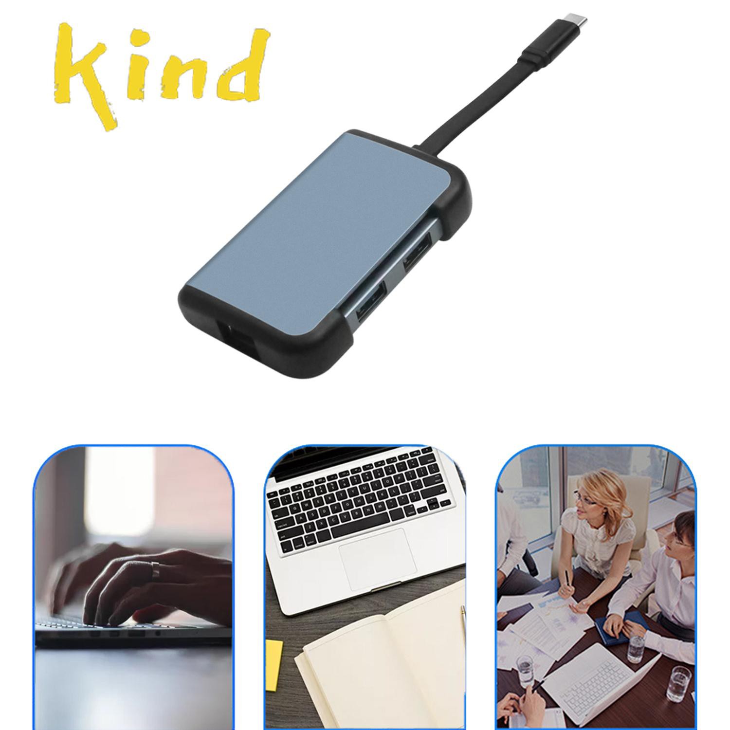 Bộ Chia 3 Cổng Usb 3.0 1000mbps Rj45 Gigabit Ethernet | BigBuy360 - bigbuy360.vn