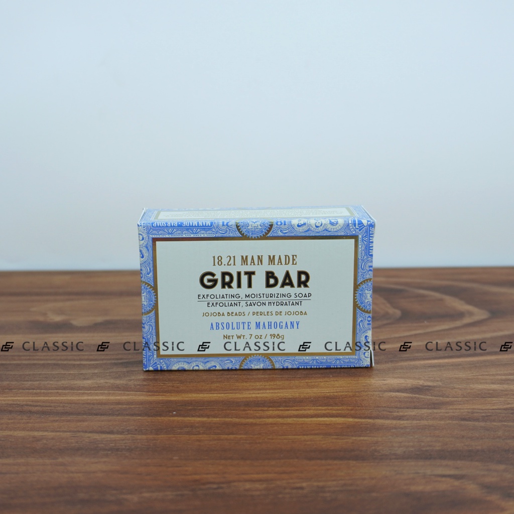 Xà Phòng 18.21 Man Made Grit Bar Soap 198g