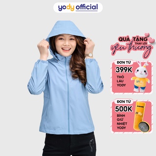 Áo khoác gió nữ súp sườn YODY 6 màu chống gió chống nước AKN4054