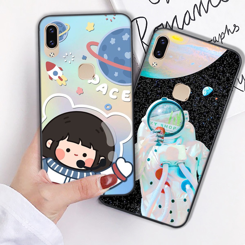Ốp lưng Vivo V11 - V11i - Y91 - Y95 mẫu  vũ trụ cute đáng yêu in theo yêu cầu đẹp siêu rẻ