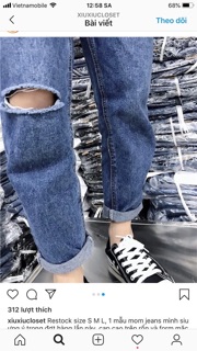 Baggy Jeans Rách PT