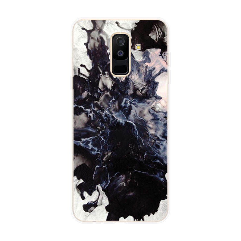 Ốp Lưng Samsung Galaxy A6 A6+ Plus A7 A8 A8+ Plus A9 2018 TPU mềm Case đá granit