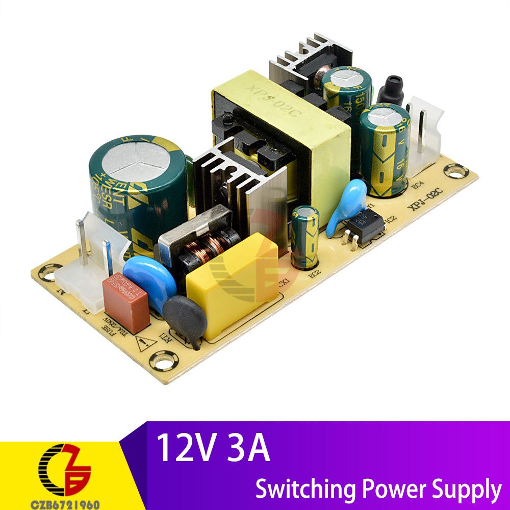 Mạch đổi nguồn AC-DC 12V 1A 2A 3A 24V 1.5A 5V 2A 2.5A tiếp hợp bộ sạc AC 220V 110V sang 5V 12V 24V