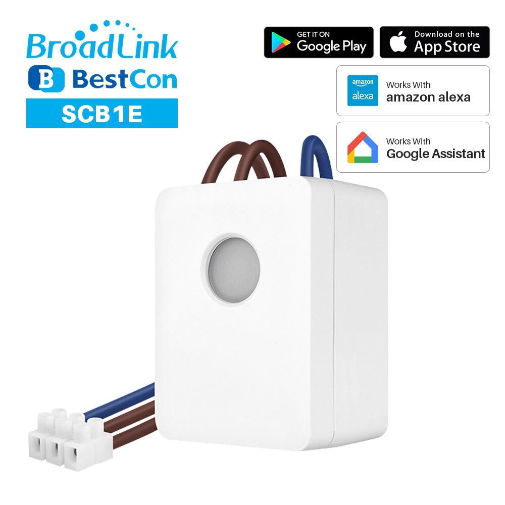 ◊℗❈Công tắc Wifi Broadlink bestcon SCB1E 16A tải 3500W - Đo điện tiêu thụ Bản quốc tế Bảo hành 12 tháng