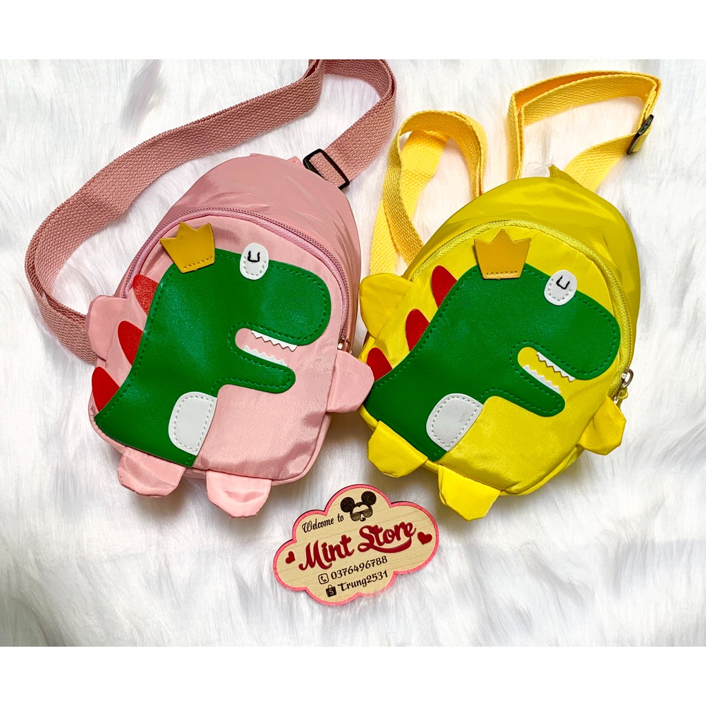 Túi Đeo Chéo Vai Hình Khủng Long Cho Bé Trai Bé Gái