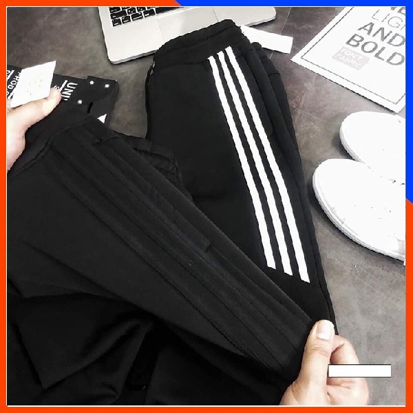 Quần thể thao nam dài 3 sọc đen trắng loại đẹp mẫu mới nhất 2021 QN31 - BLUE MENSWEAR | BigBuy360 - bigbuy360.vn