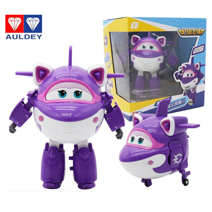 Mô hình Crystal máy bay cỡ lớn đồ chơi đội bay siêu đẳng super wings