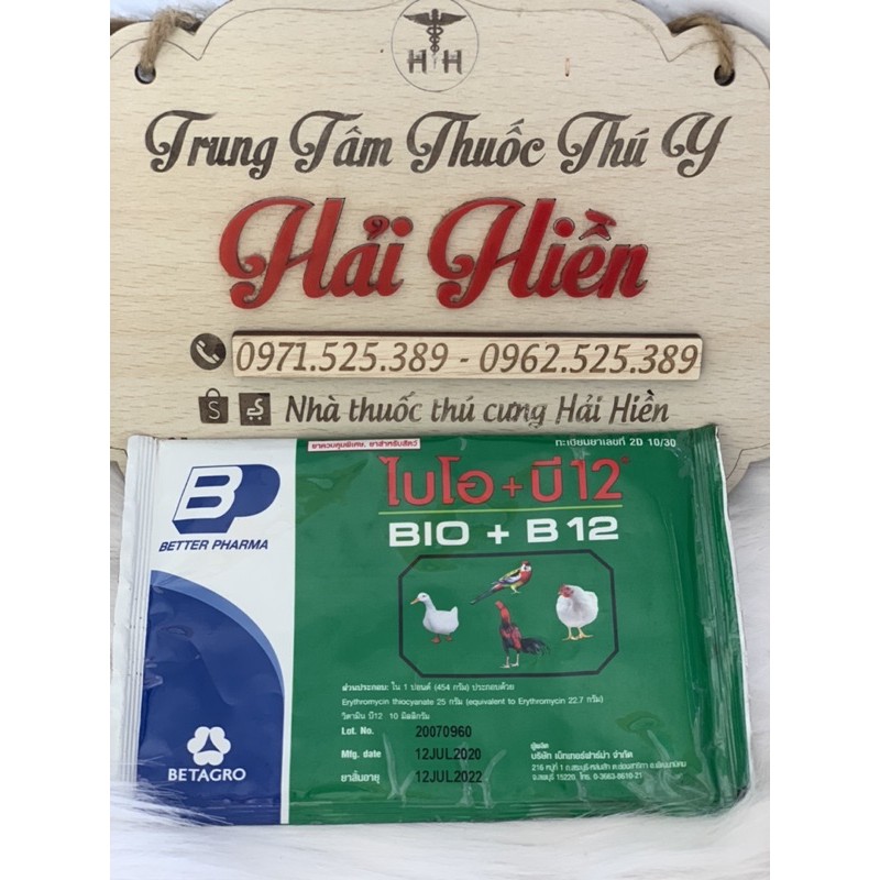 1 gói BIO B12 - dùng cho gà đá, gà chọi, gà tre, chim cảnh