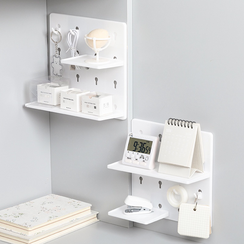 Tấm bảng nhựa dán tường với lớp dán 3M siêu chắc chắn để decor trang trí bàn học, bàn làm việc