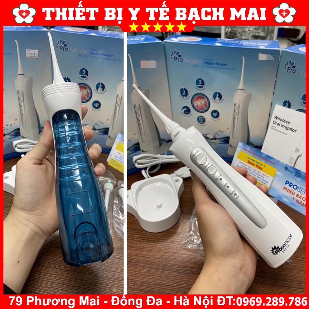 [Chính Hãng] Máy Tăm Nước Cầm Tay Prosencor - Làm Sạch Sâu Chân Răng,Chăm Sóc Răng Tốt Nhất