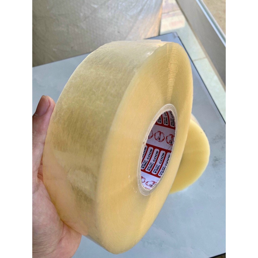 Cuộn băng keo trong gói hàng loại 500g (0.5kg) bản 4,8cm. mjh