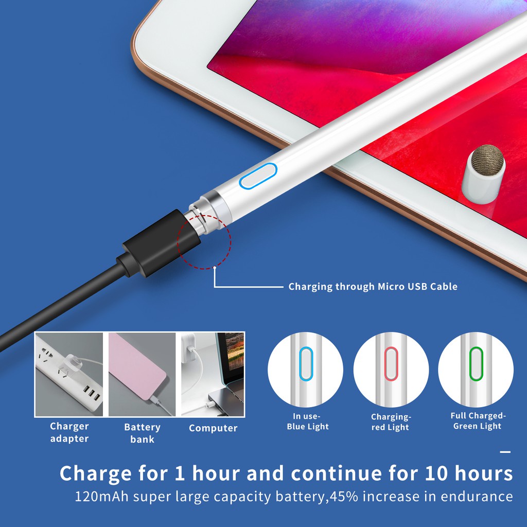 Bút cảm ứng kỹ thuật số thông minh Goojodoq cho máy tính bảng Android