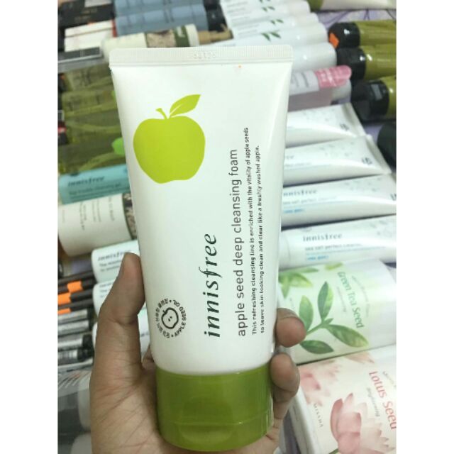 Sữa Rửa Mặt chiết Xuất Táo Innisfree Apple Seed Deep Cleansing Foam 150ml