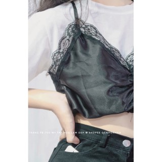 Set áo croptop phối chân váy đắp chéo