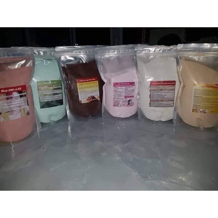 Bột Mặt Nạ Vàng Colagen, Mặt Nạ Vàng Colagen Vàng Sâm Cao Cấp gói 1kg