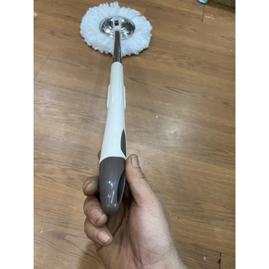 [Kho sỉ]  Cây lau nhà 360 độ ( bộ bàn inox)( MẦU GIAO NGẪU NHIEN ) ( TÍM XANH NAU GHI)