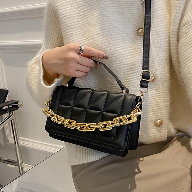 Ielgy Túi Xách Đeo Vai Dáng Vuông Phong Cách Retro Cho Nữ