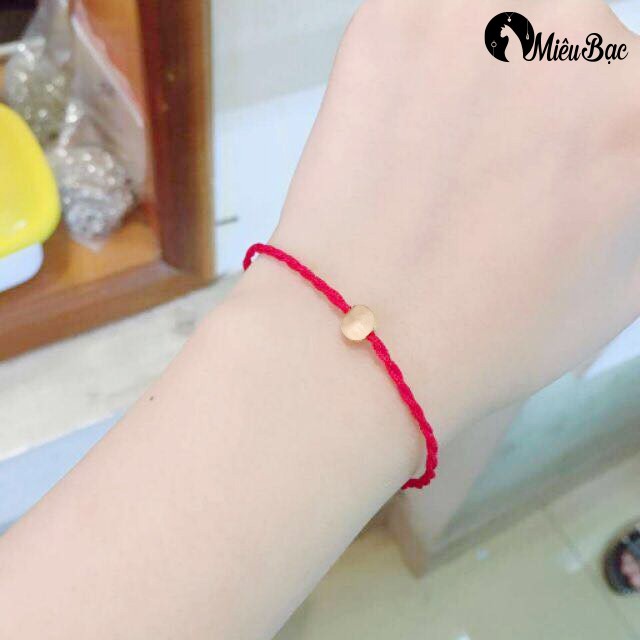 Vòng tay chỉ đỏ dâu tằm MIÊU BẠC mang lại may mắn trang sức vòng tay - L400367