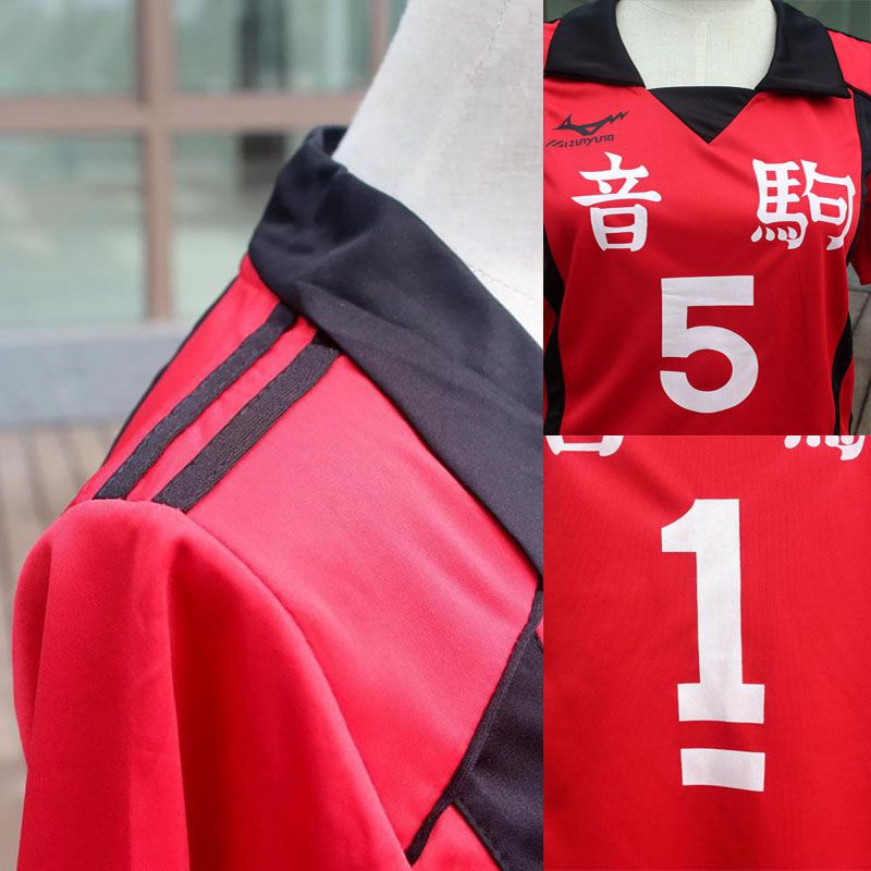 Haikyuu!! Áo Thun Nam In Hình Nekoma NR 5 Kenma Kozume