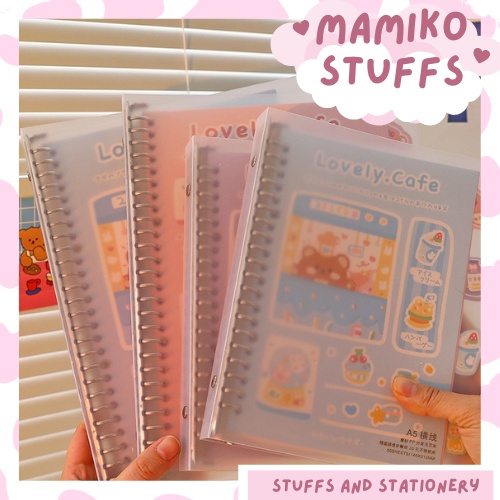 BÌA SỔ CÒNG B5, A5 SIÊU XINH CUTIE CÓ THỂ THAY GIẤY (TẶNG KÈM DIVIDER)