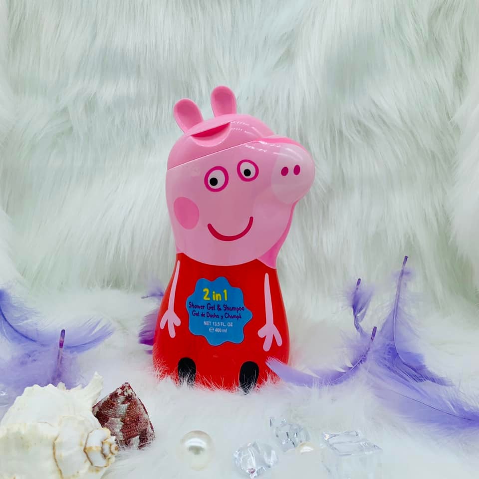 Tắm gội nhân vật hoạt hình cho bé trai và bé gái P.e.p.p.a Pig, P.a.w P.a.t.r.o.l, Unicorn 400ml ( Hàng Đức)