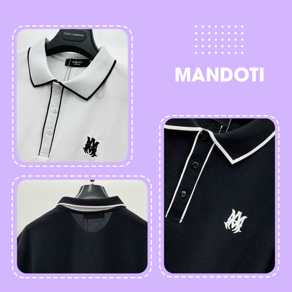 Áo polo nam thể thao logo CM thêu form rộng áo thun ngắn tay cổ bẻ cotton cá sấu cao cấp PL14