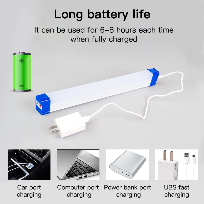 Đèn LED Sạc USB 20/40/60W Di Động Tiện Dụng Cho Cắm Trại Ngoài Trời