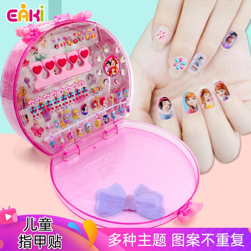 Đồ chơi trẻ em dán móng tay 3D an toàn cho bé