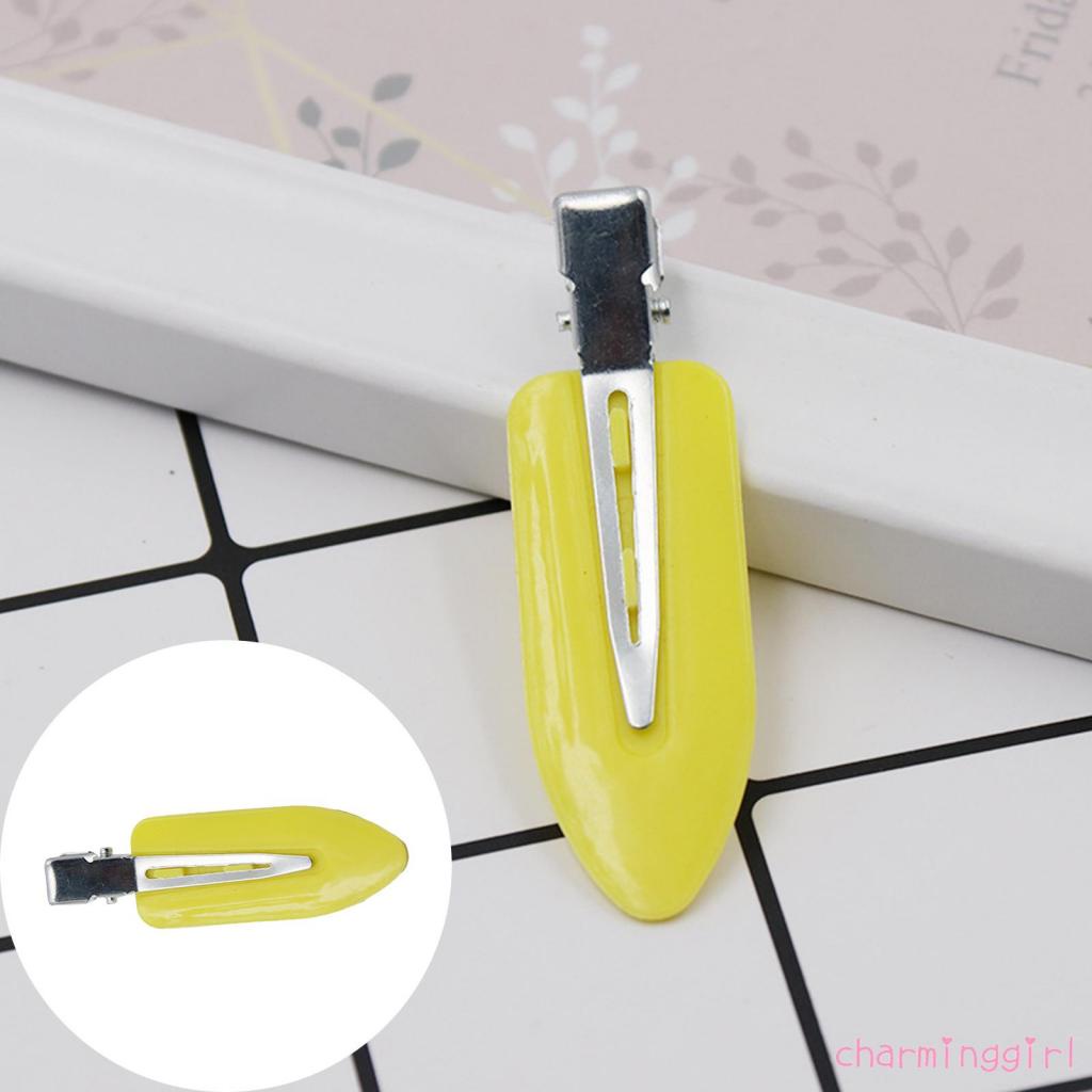 Kẹp tóc hình chiếc lá màu sắc tương phản cho nữ