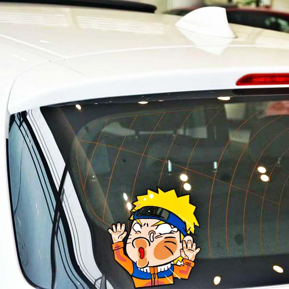 Rebuy1 Miếng Dán Trang Trí Xe Hơi Chống Trầy Xước Họa Tiết Hoạt Hình Luffy DIY
