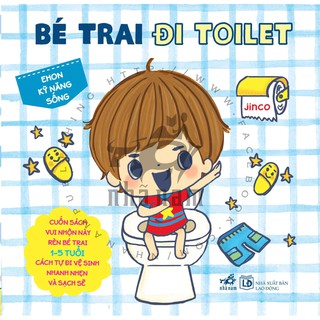 Sách - Ehon Nhật Bản - Bé Trai Đi Toilet