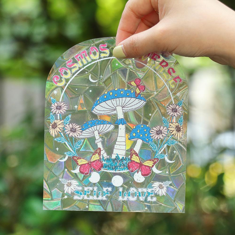 Sticker Dán Tường Họa Tiết Hình Mặt Trời Bắt Giấc Mơ Dùng Trang Trí Phòng Ngủ