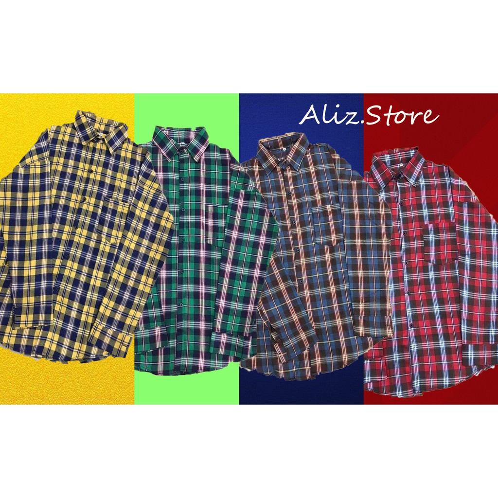 Sơ mi Caro Flannel x 4 Color