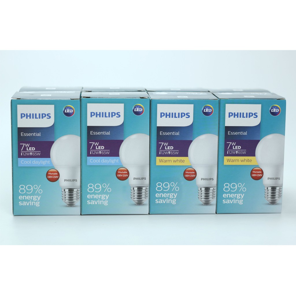 [Hàng Chính Hãng] Bóng đèn LED PHILIPS Essential ESS Bulb E27 A60, Bóng đèn tiết kiệm điện 5W-13W chất lượng sáng cao