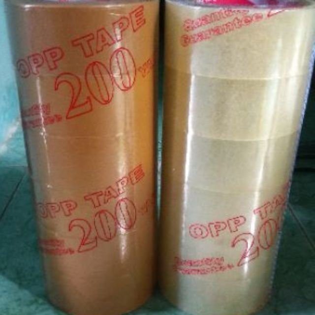 (KEO DÀY LÕI MỎNG) Lốc 6 băng keo 200 yard 1.8kg lõi 3li