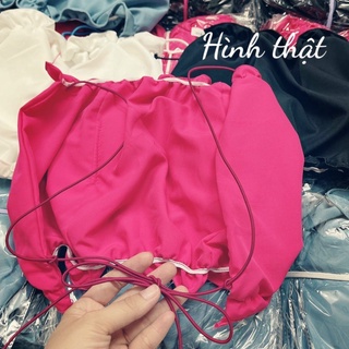 ÁO KIỂU HỞ LƯNG CỘT DÂY CÓ MÚT HÌNH THẬT