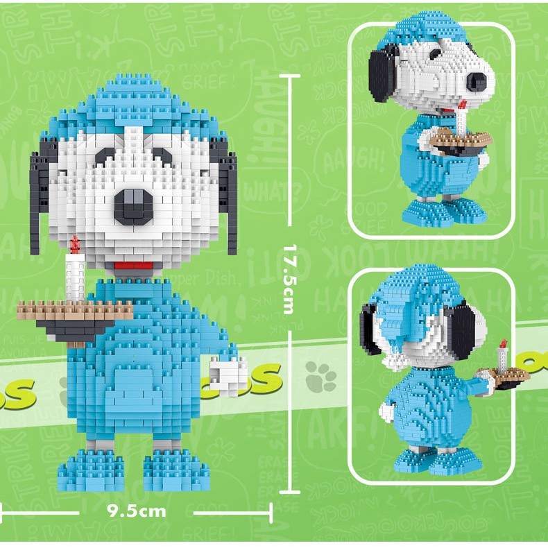 Bộ Đồ Chơi Lắp Ráp Lego Hình Chú Chó Snoopy Đáng Yêu