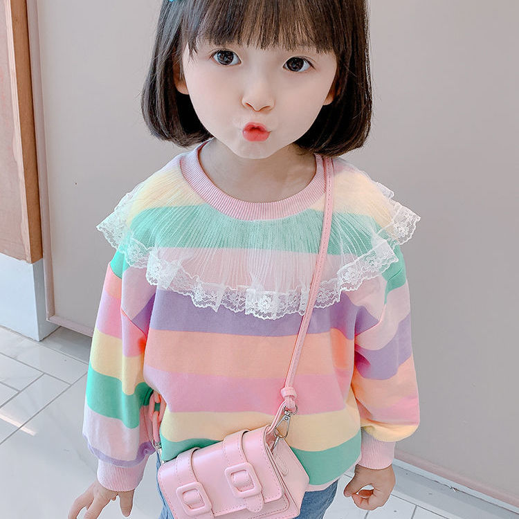 Áo tay dài thời trang mùa thu Hàn Quốc cho bé gái