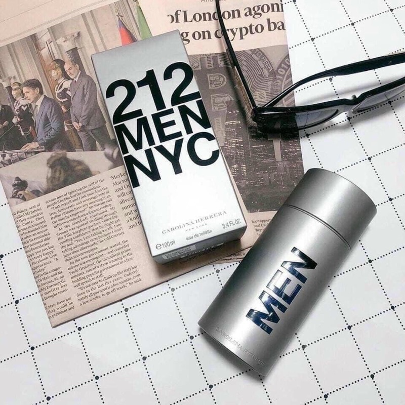 Nước hoa nam Carolina Herrera 212 Men NYC EDT 100ml