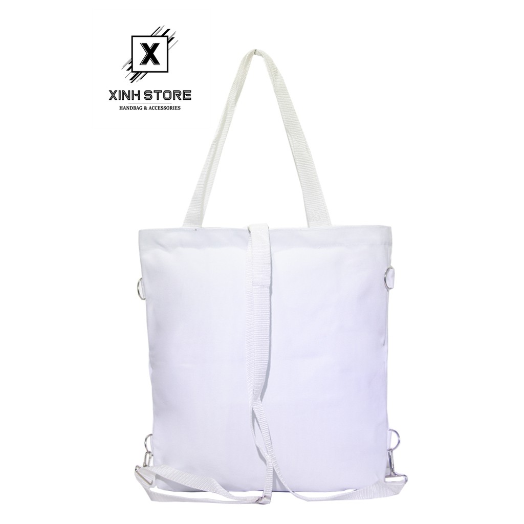 Túi Vải Tote Đeo Chéo Balo XinhStore Mẫu Ghép