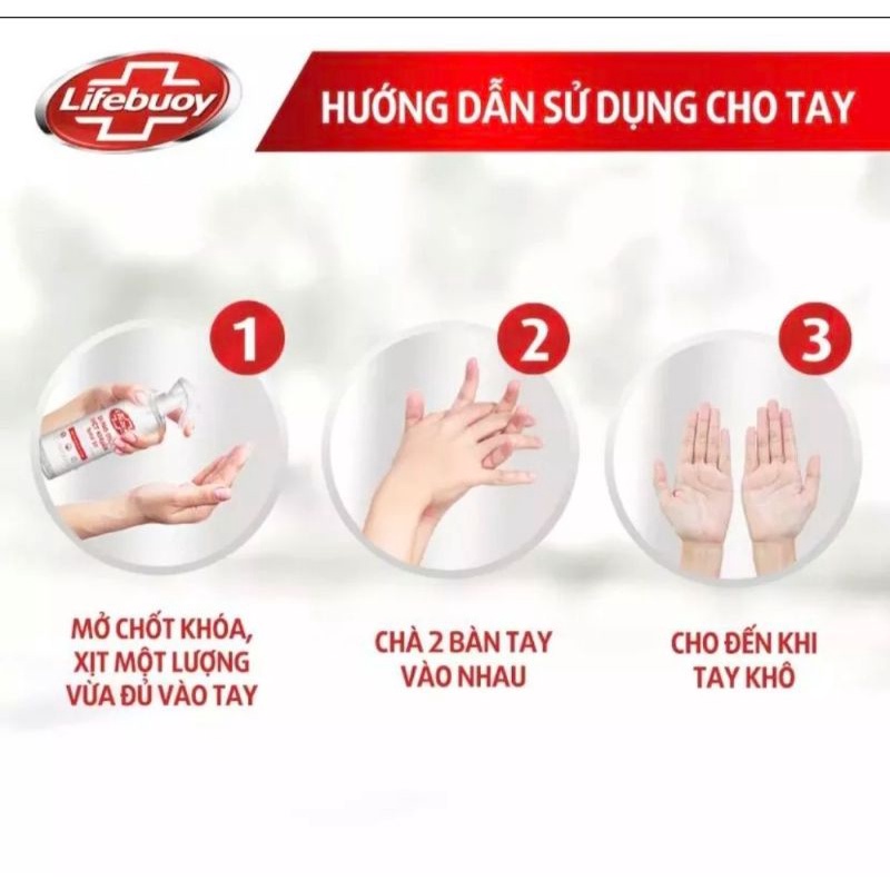 Chai xịt Dung dịch diệt khuẩn total 10 Lifebuoy