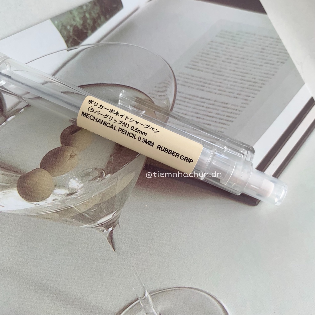 BÚT CHÌ KIM BẤM MUJI CHÍNH HÃNG 100% (ảnh thật) - bút chì muji chính hãng - Tiệm nhà Chun