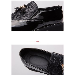 Men's fringed loafers