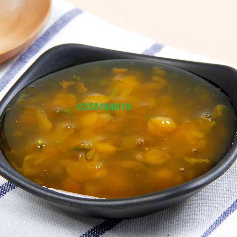 Mứt sốt đào nhài boduo Pha chế trà hoa quả Hộp 1kg  Hàng chính hãng