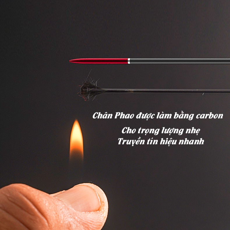 Phao Câu Đài Nano Đại Ngư - đầu xoắn3D chống gió chống sóng - siêu nhậy Cao Cấp - CW07