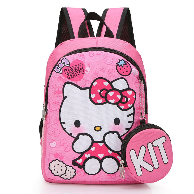 Cartoon Schoolbag Frozen Elsa LOL HelloKitty Backpack For Girls Kids